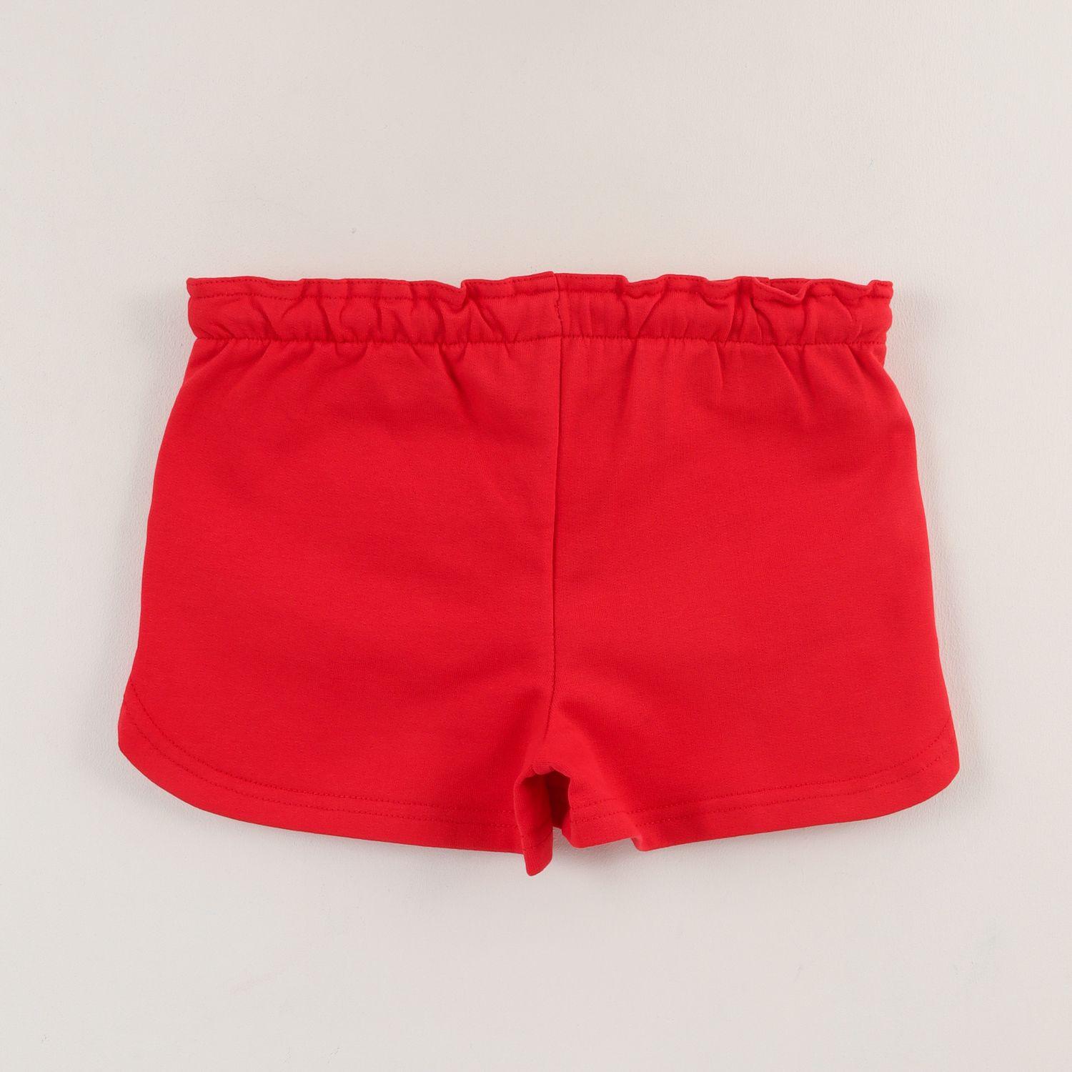 Short Cordón Niña Rojo Minnie Mouse Face Disney-1