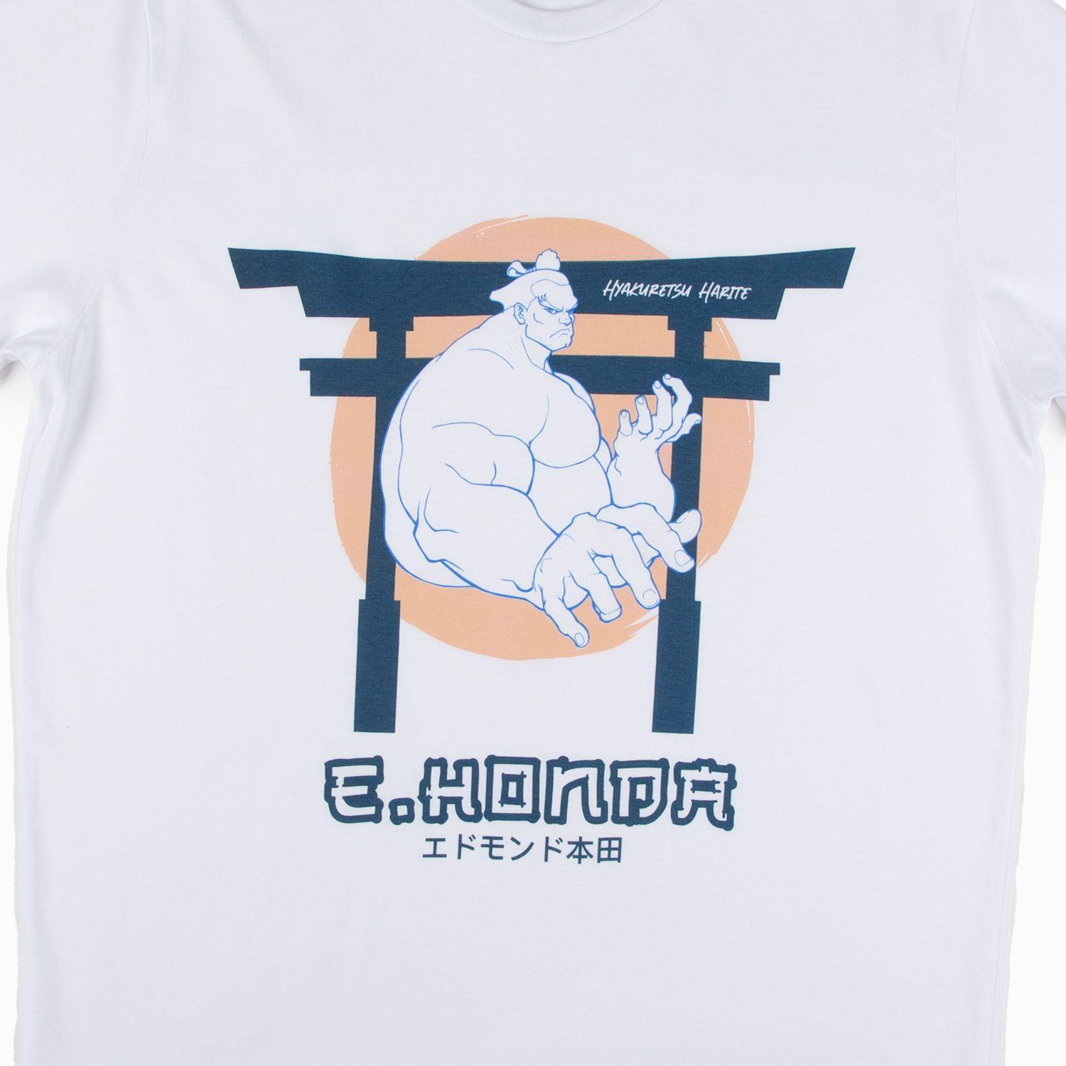 Polera Hombre  Street Fighter Brazo Blanco-2