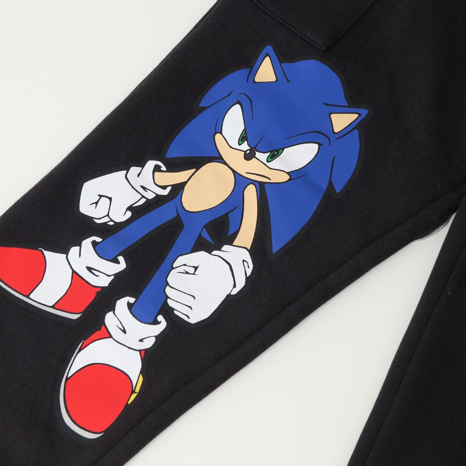 Pantalon De Buzo Niño Cargo Negro Sonic-1