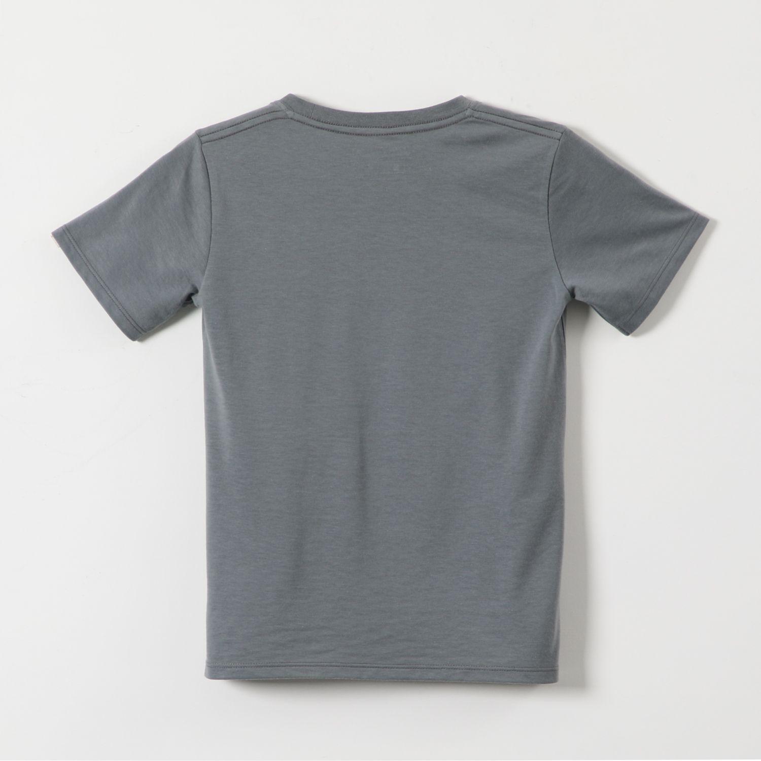 Polera Manga Corta Niño Gris Minecraft-3