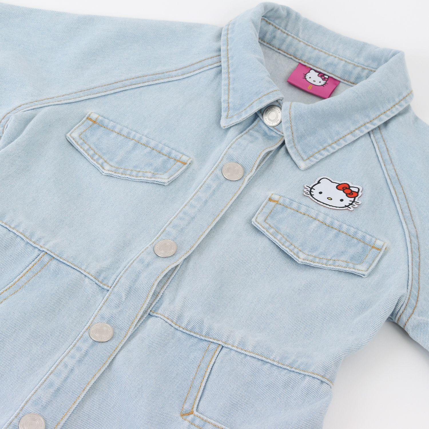 Vestido Niña Hello Kitty Denim-2