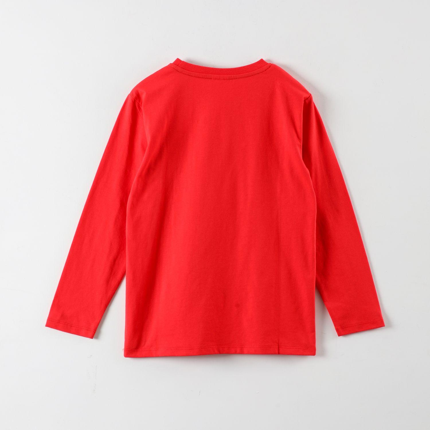 Polera Manga Larga Niño Spiderman Posiciòn Rojo Marvel-2