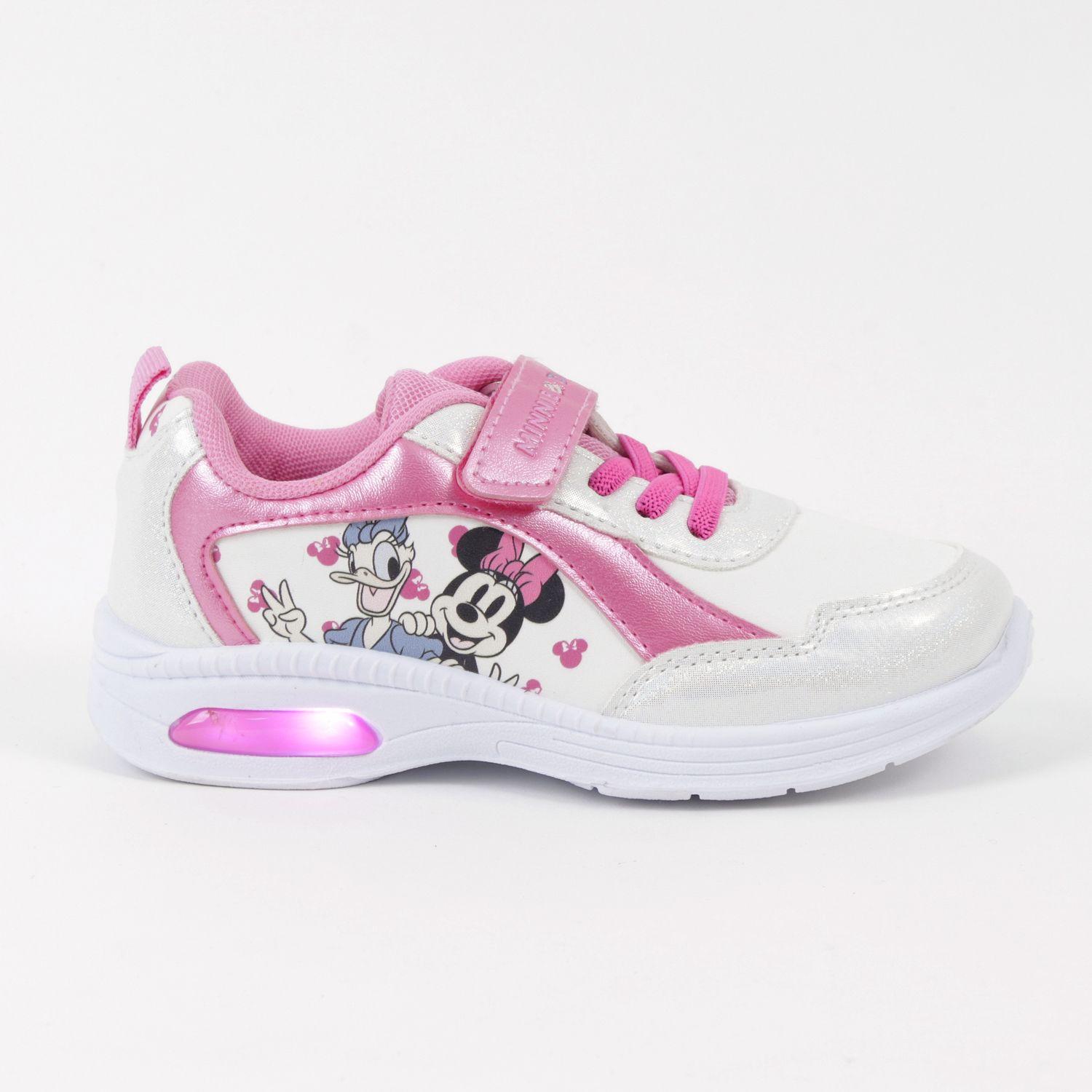 Zapatilla con luces Niña Blanco Amigas Minnie Disney-0