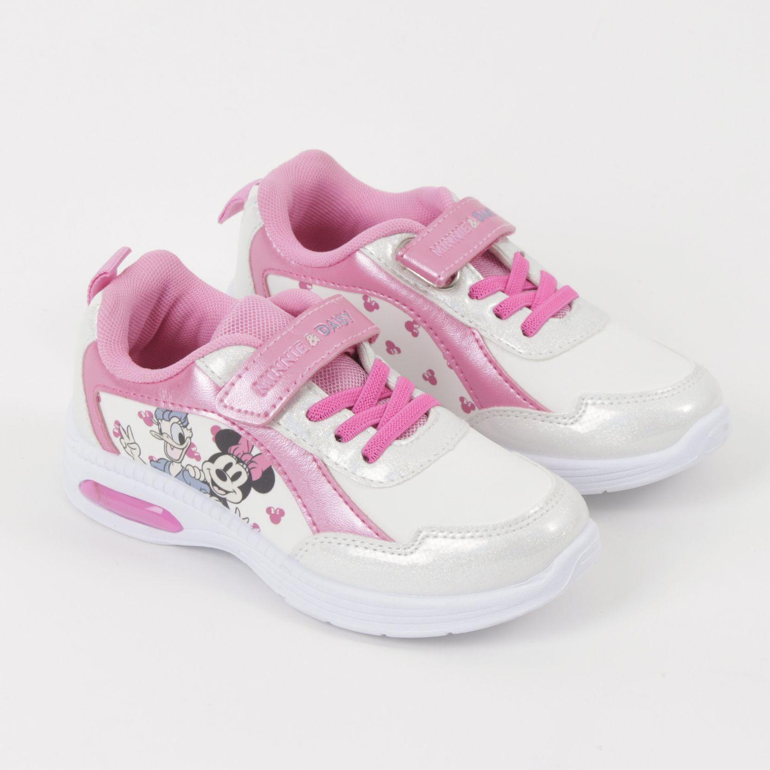 Zapatilla con luces Niña Blanco Amigas Minnie Disney-1