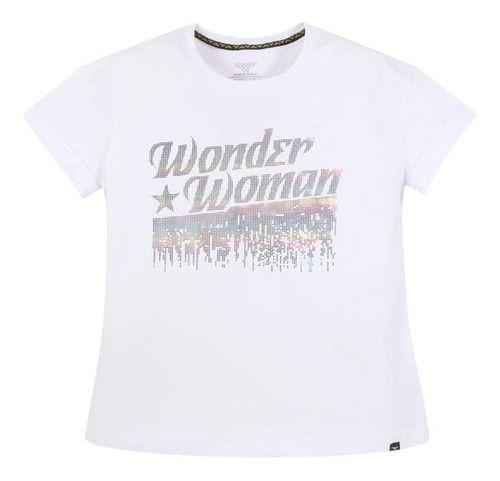 Polera Mujer Wonder Woman Fashion Blanco DC Comics-0