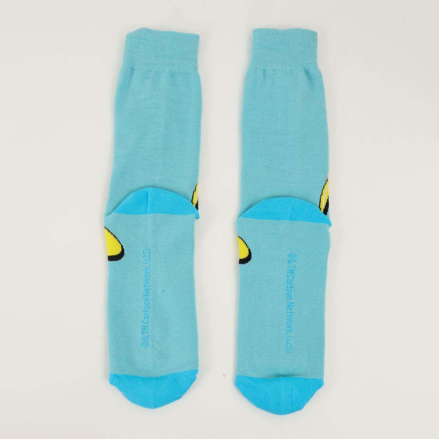 Bipack Calcetín Hombre Celeste Banana Rick and Morty-3