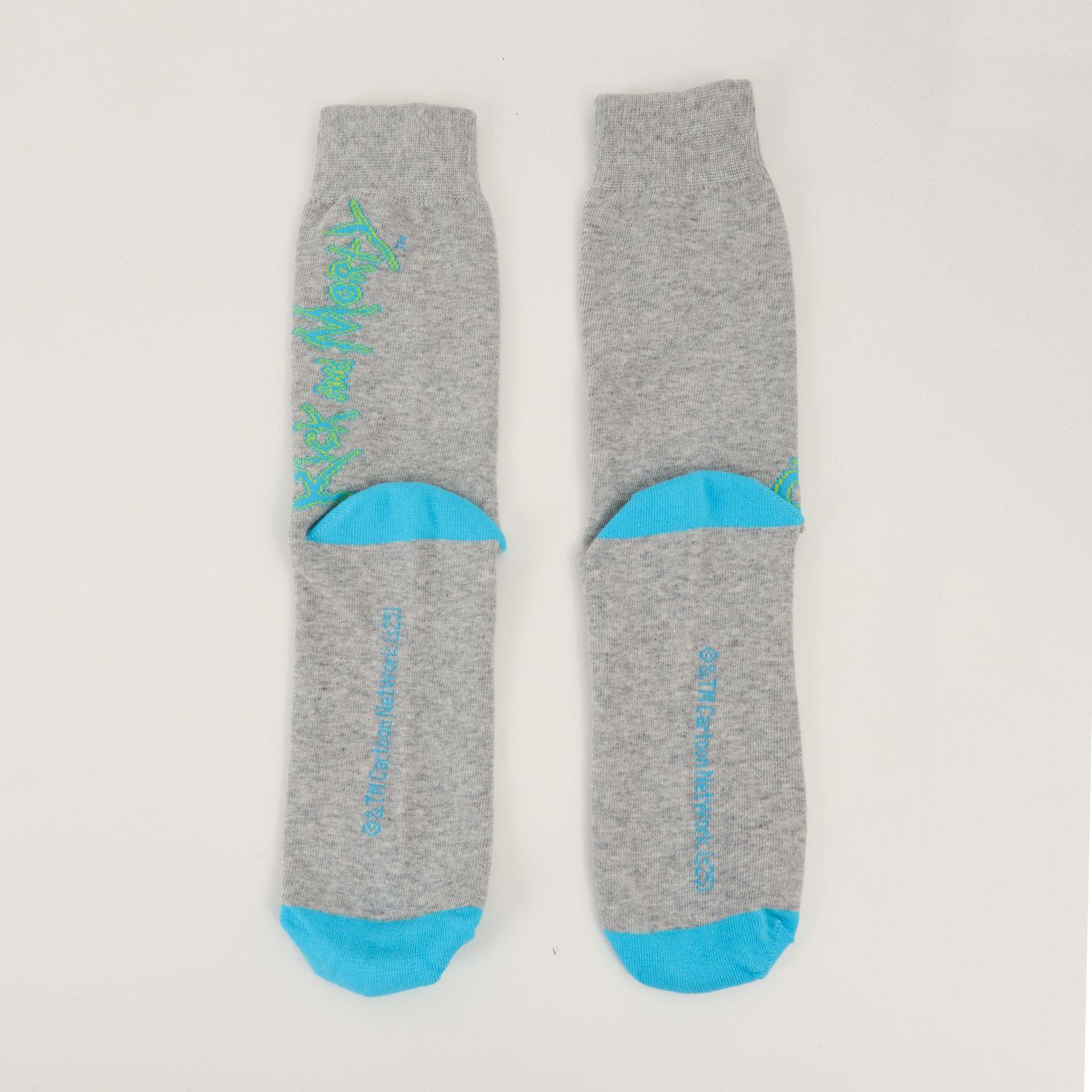 Bipack Calcetín Hombre Celeste Banana Rick and Morty-6