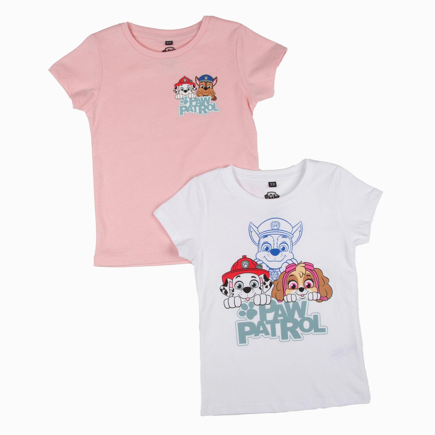 Pack Poleras Niña Rosado Paw Patrol-4