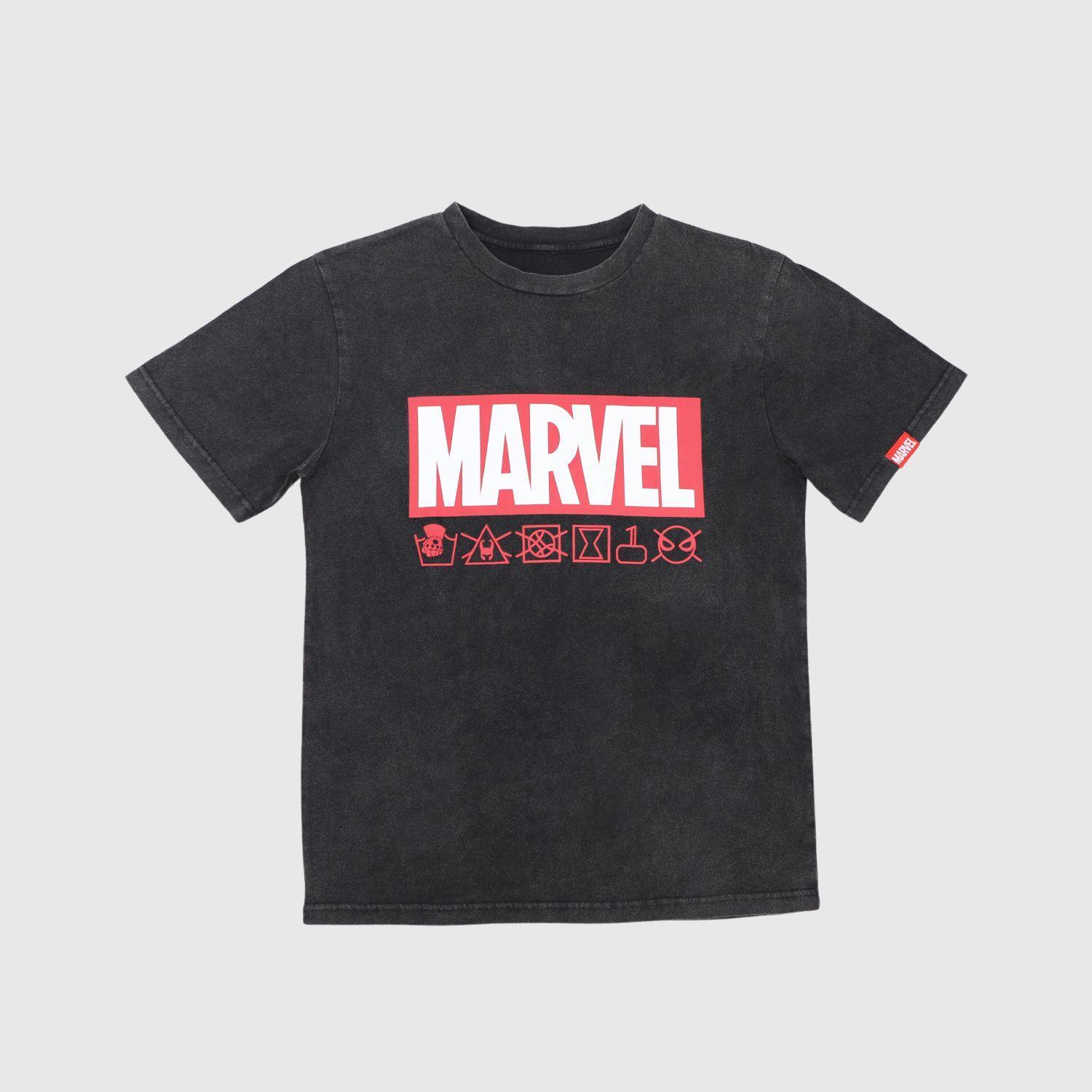 Polera Niño Holo Gris Oscuro Marvel-2