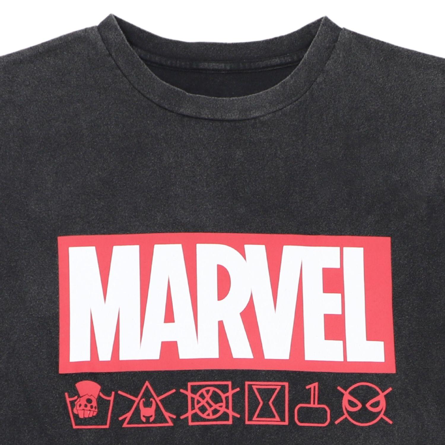 Polera Niño Holo Gris Oscuro Marvel-3