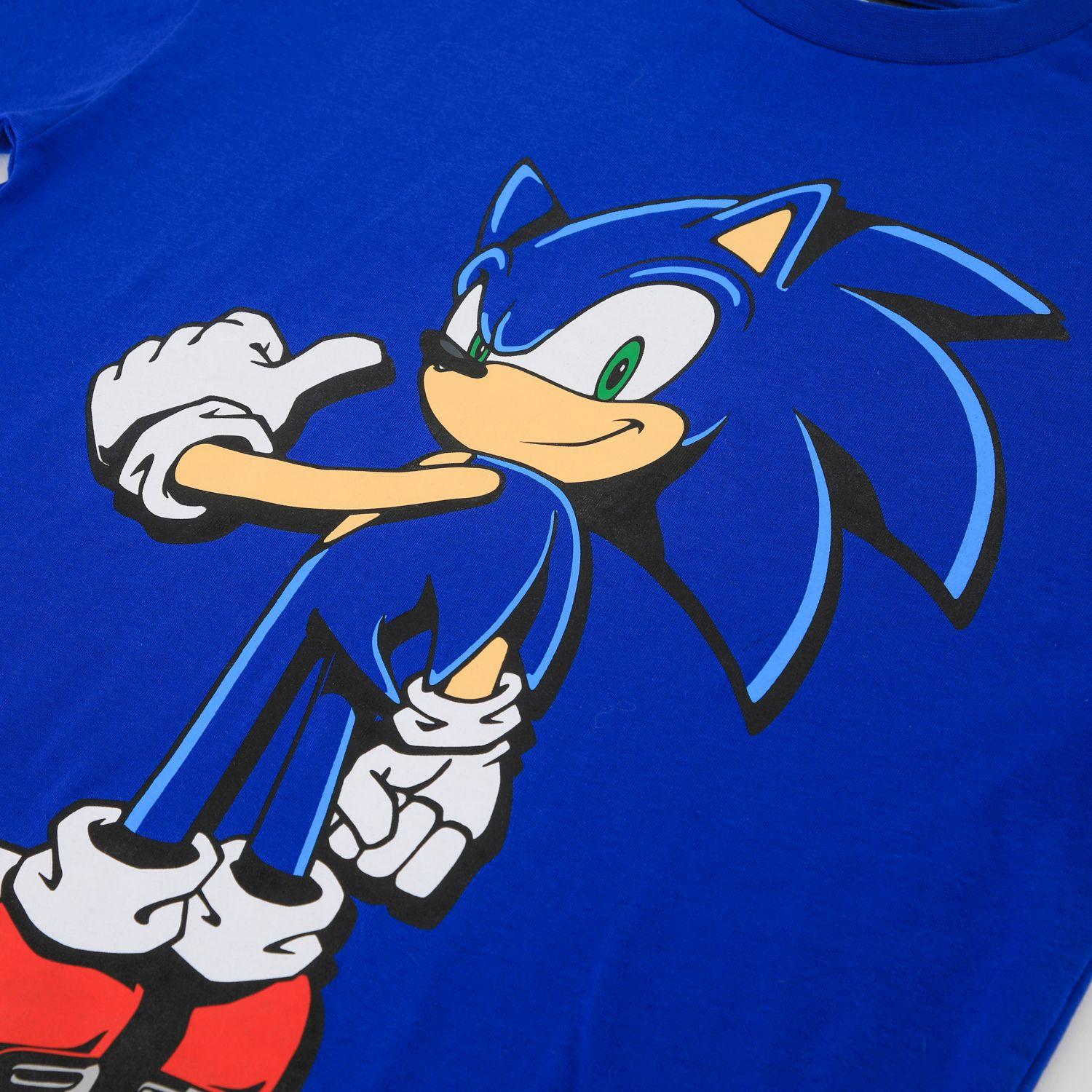 Conjunto Niño Sonic Personaje Grande Azul-2