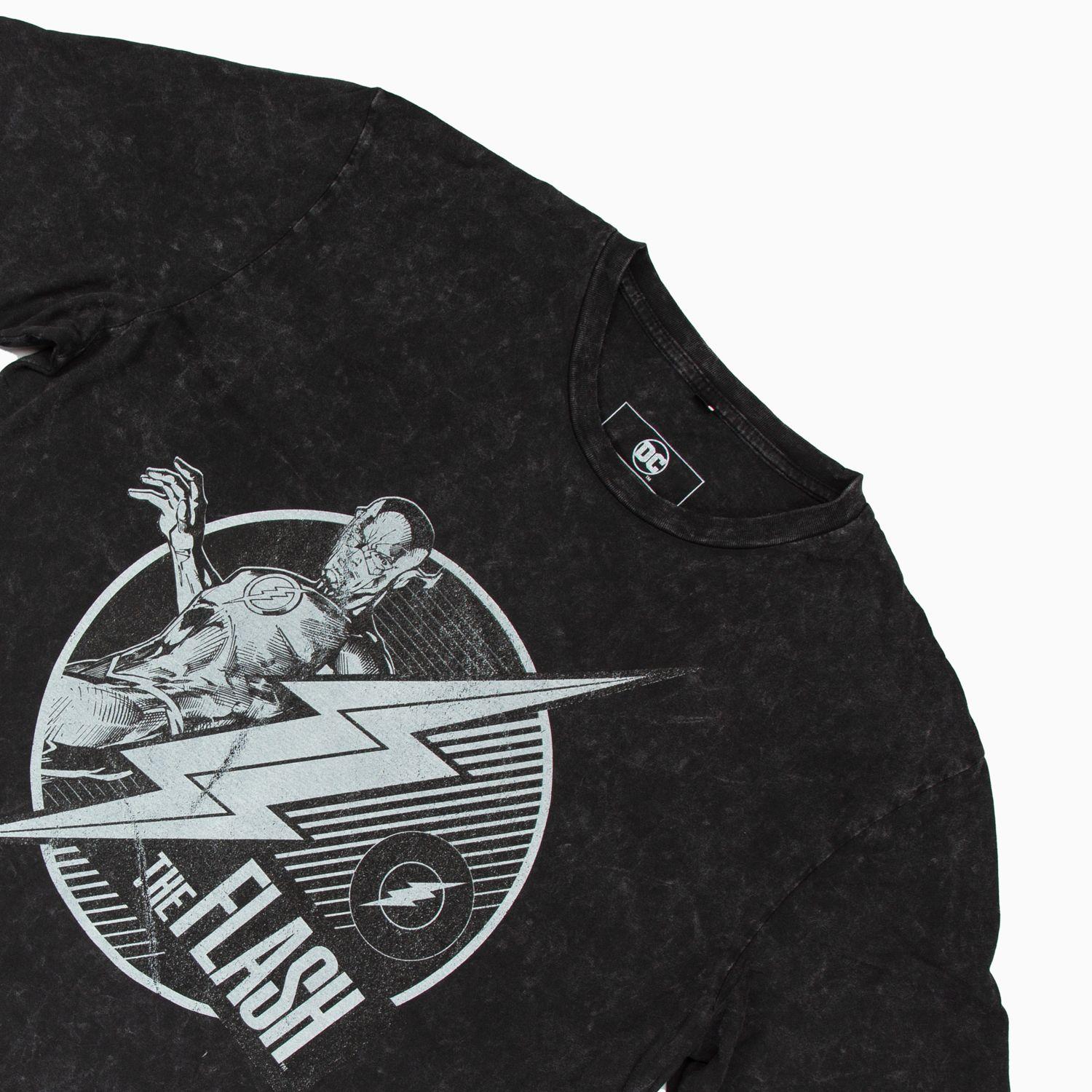 Polera Hombre The Flash Byn Gris Dc Comics-2