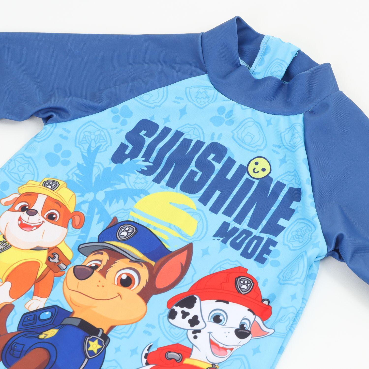 Traje de baño Niño Celeste Personajes Paw Patrol-2