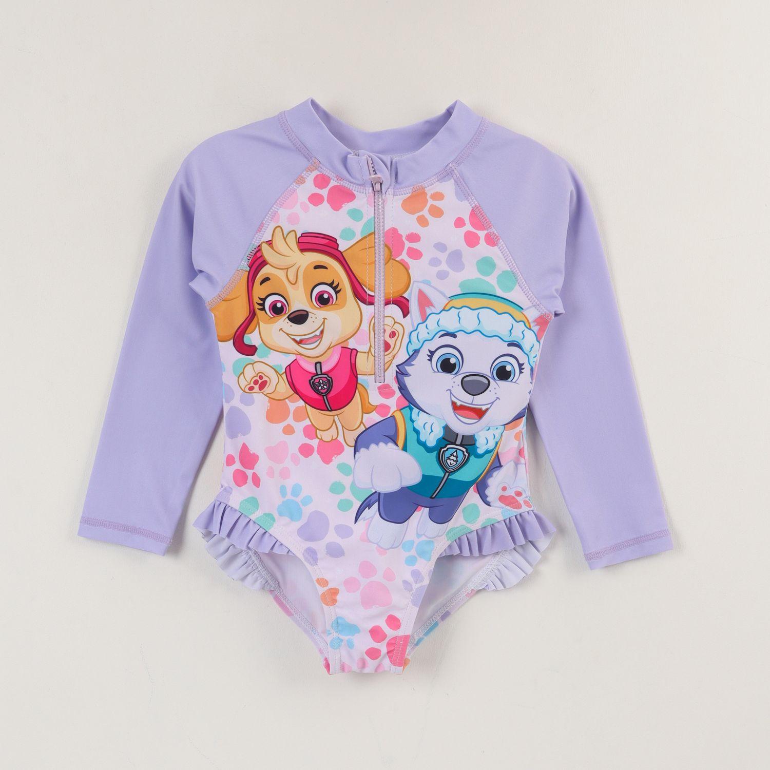 Traje de Baño Niña Lila Skye & Everest Paw Patrol-0