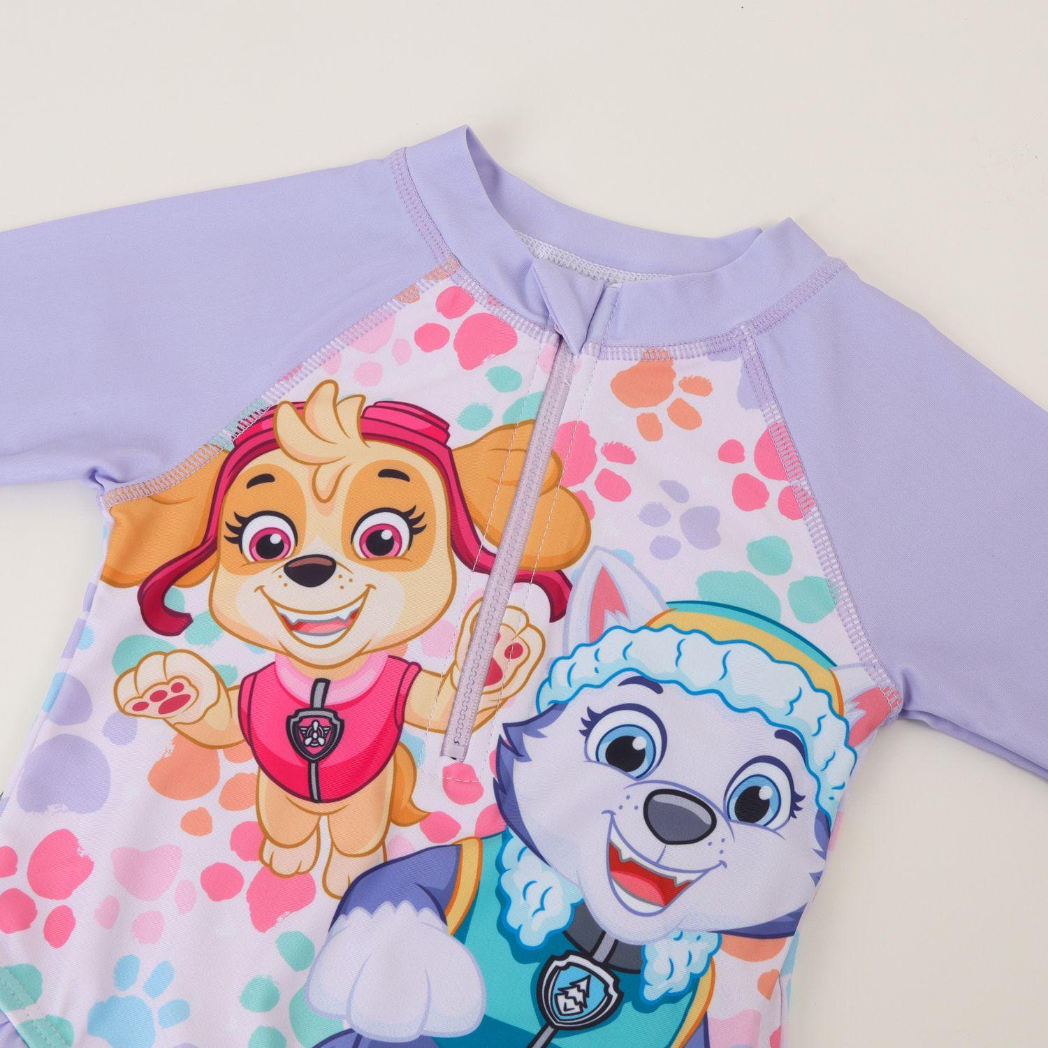 Traje de Baño Niña Lila Skye & Everest Paw Patrol-2