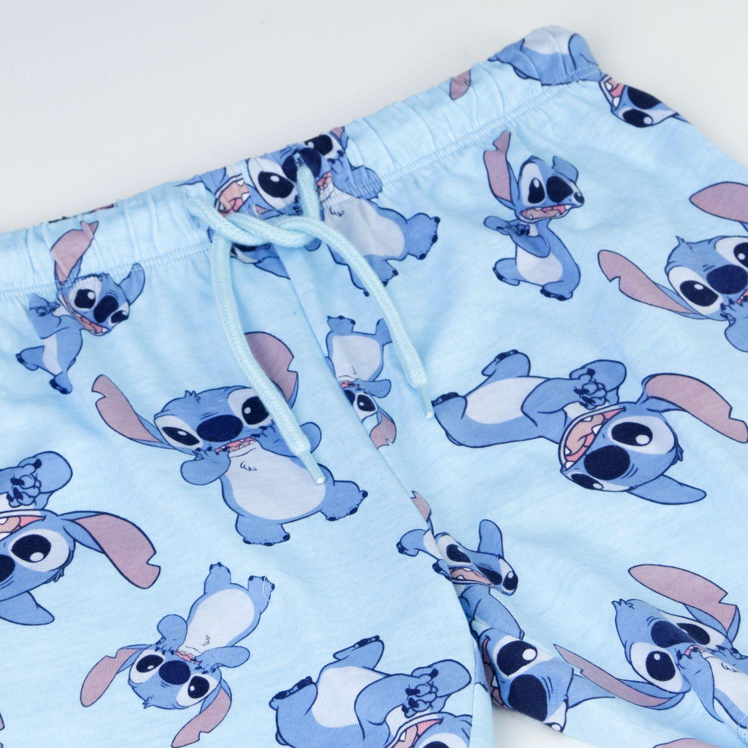 Pijama Manga Corta Niño Celeste Print Lilo & Stitch Disney-3