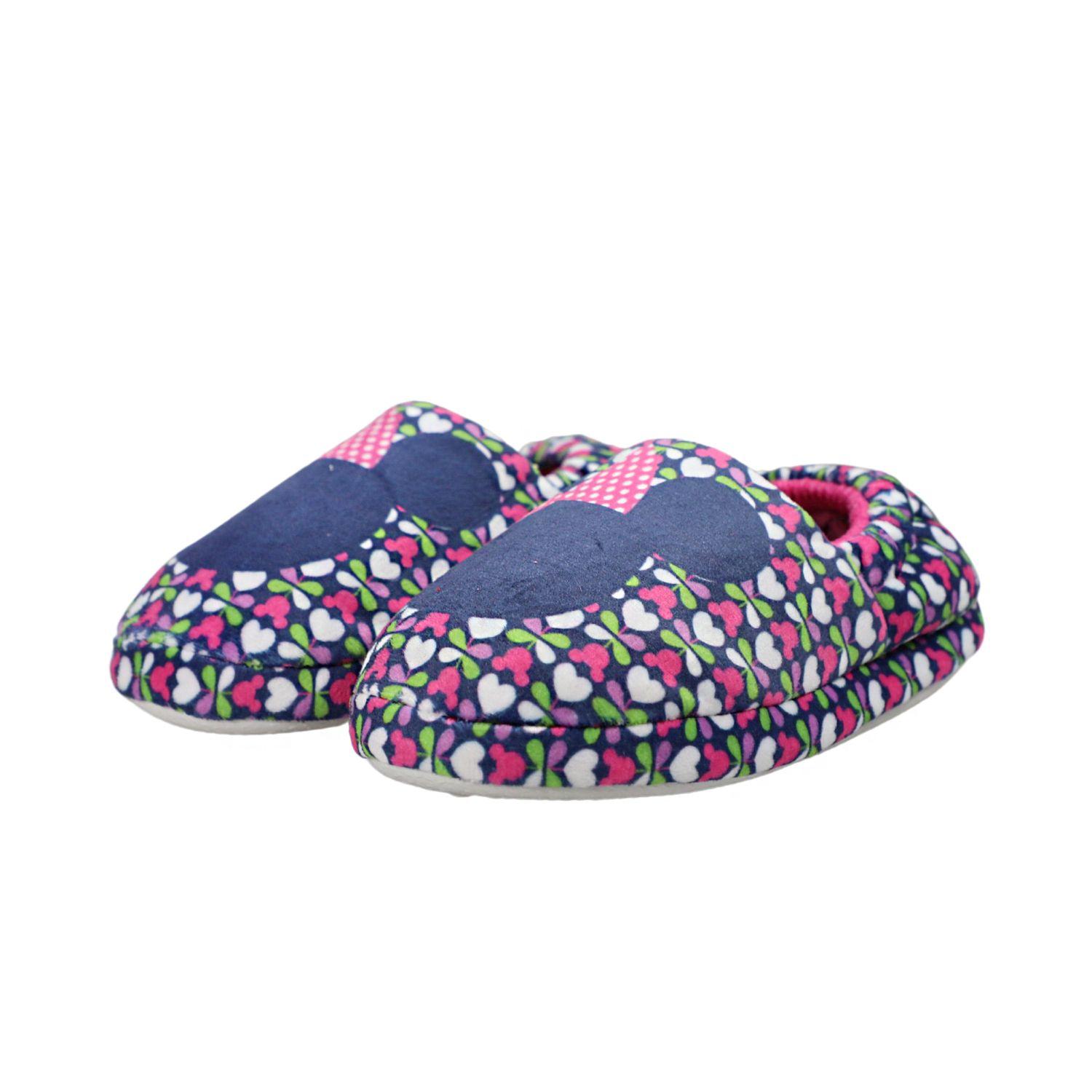 Pantufla Niña Minnie Head Rosado Disney-0