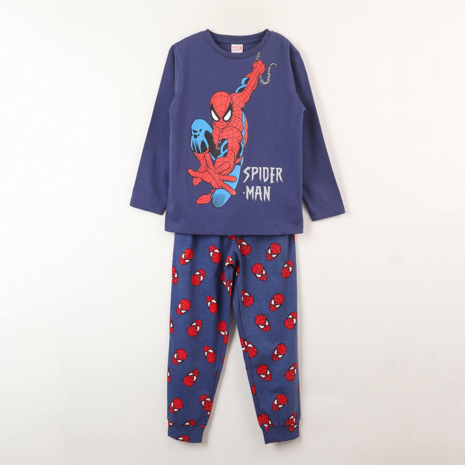 Conjunto Pijama Niño Spiderman Accion Azul Marvel-0