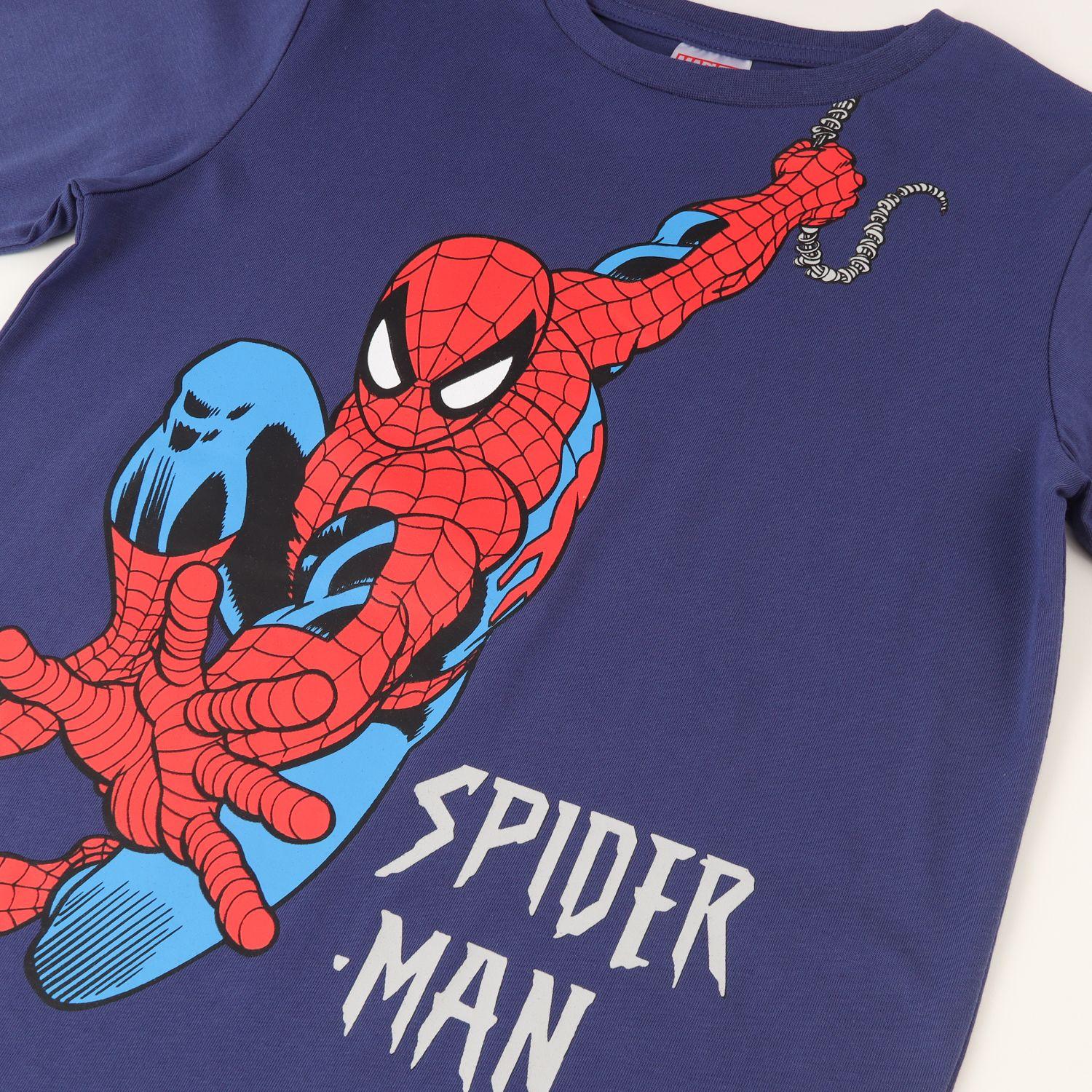 Conjunto Pijama Niño Spiderman Accion Azul Marvel-1