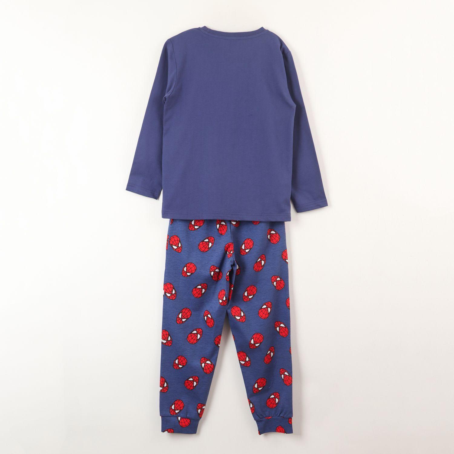 Conjunto Pijama Niño Spiderman Accion Azul Marvel-3