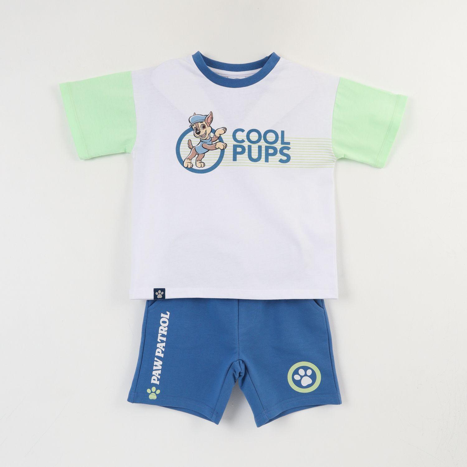 Conjunto Niño Blanco Cool Pups Chase Paw Patrol-0