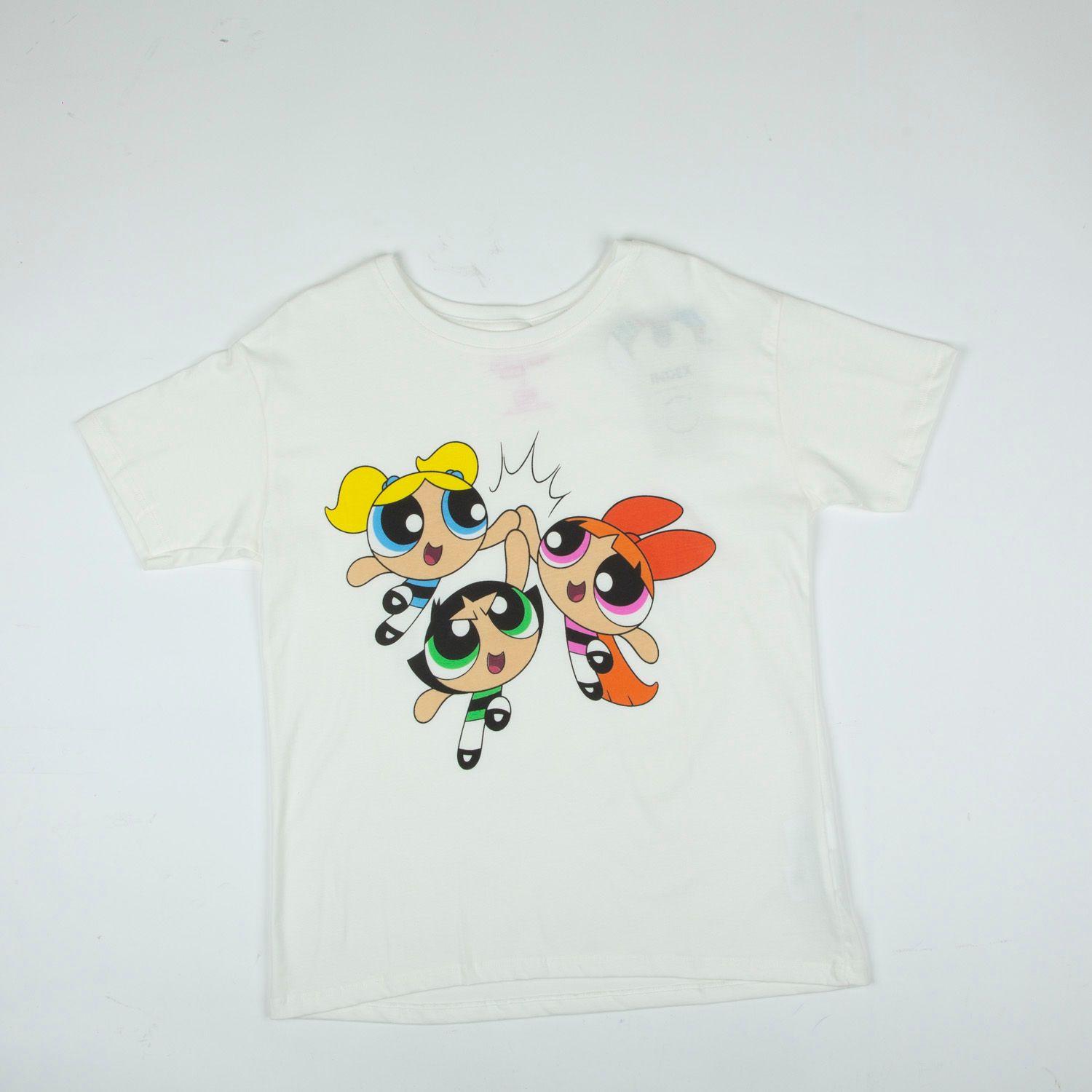 Polera Manga Corta Mujer High Five Chicas Superpoderosas-0