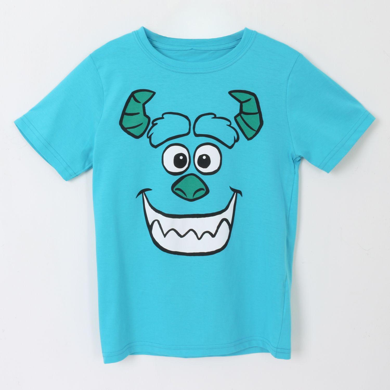 Polera Manga Corta Niño Calipso Sully Pixar Disney-0