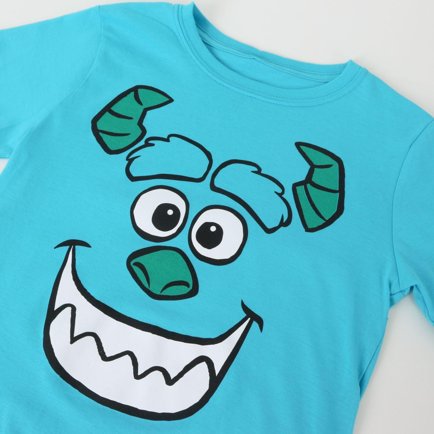 Polera Manga Corta Niño Calipso Sully Pixar Disney-2