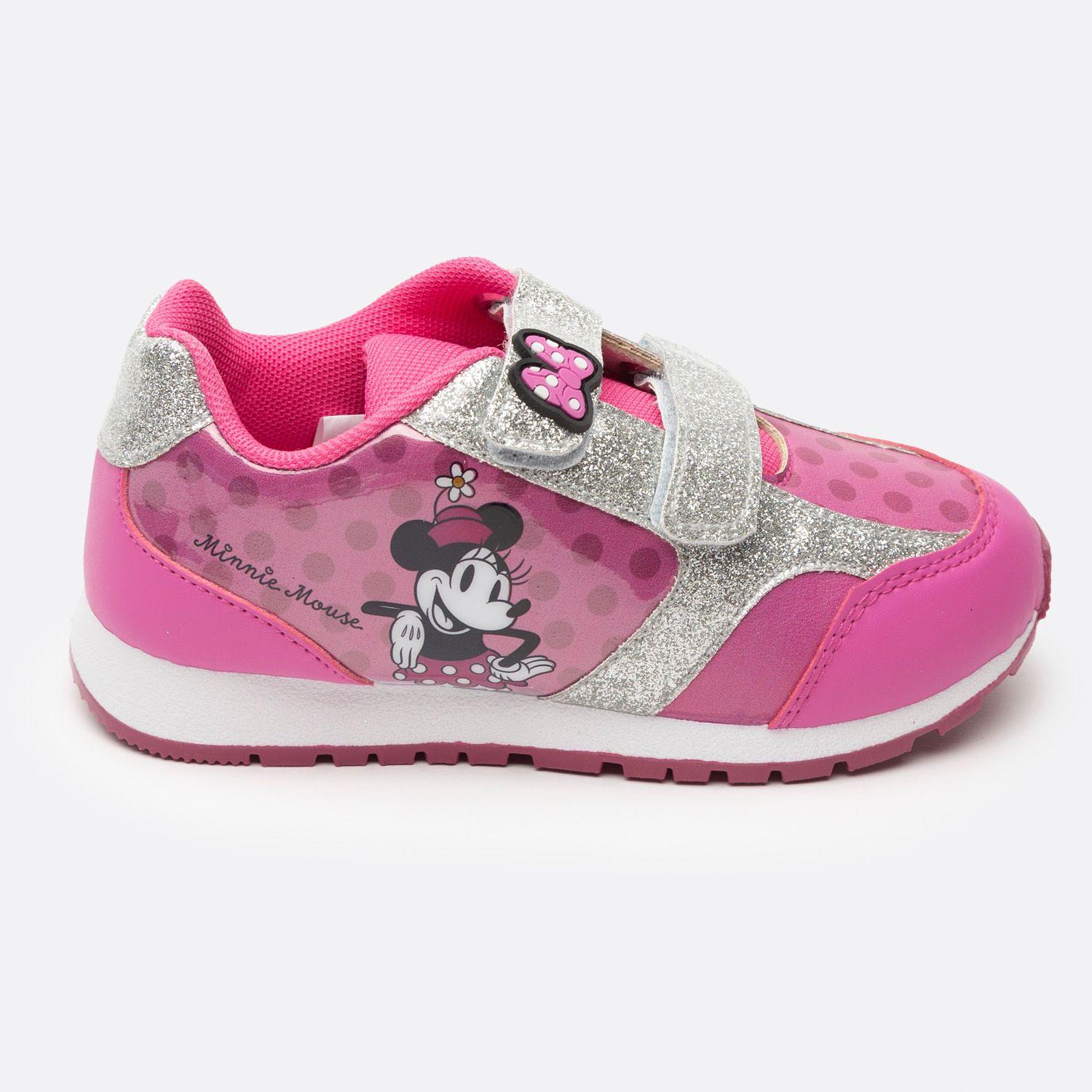Zapatilla Urbana Niña Riendo Minnie Rosado Disney-0