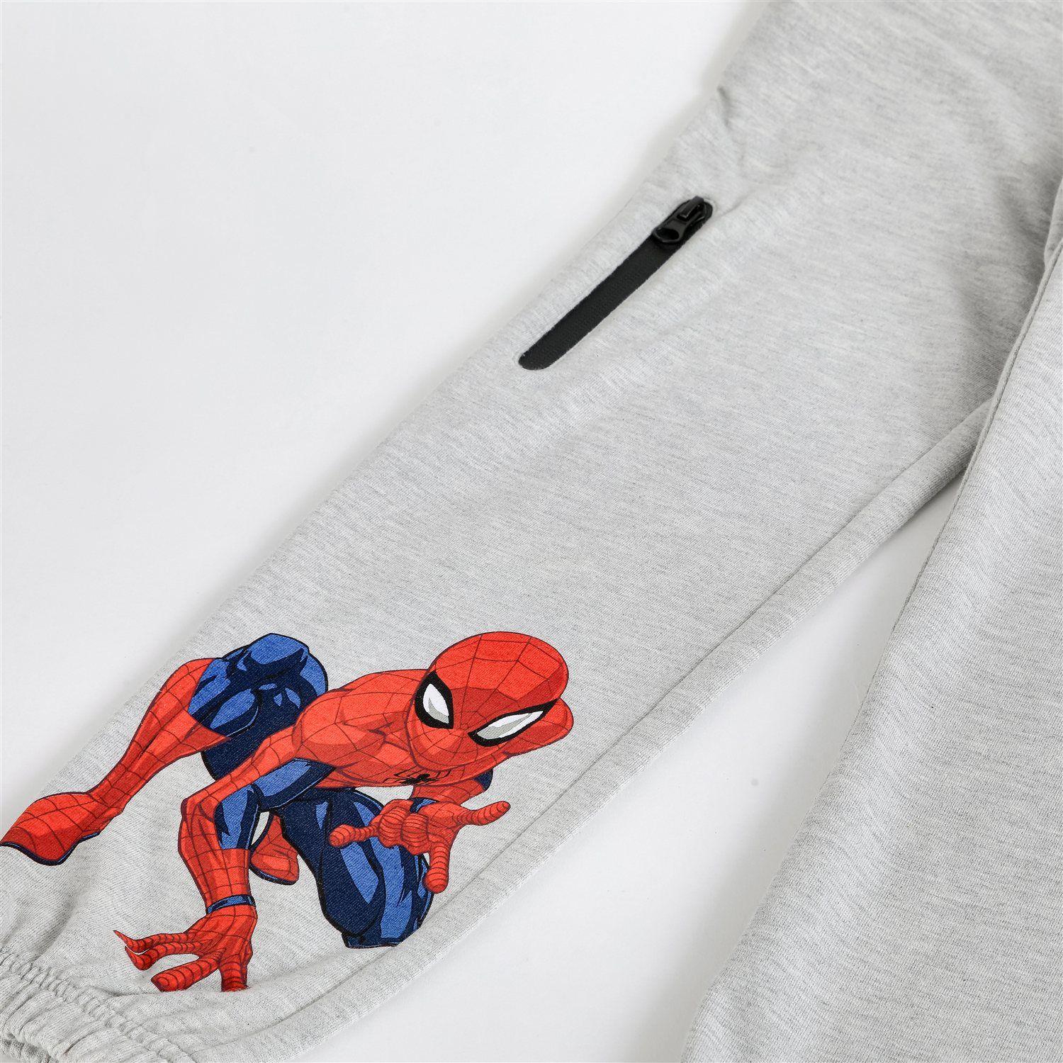 Pantalón de Buzo Niño Spiderman Marvel Gris-4