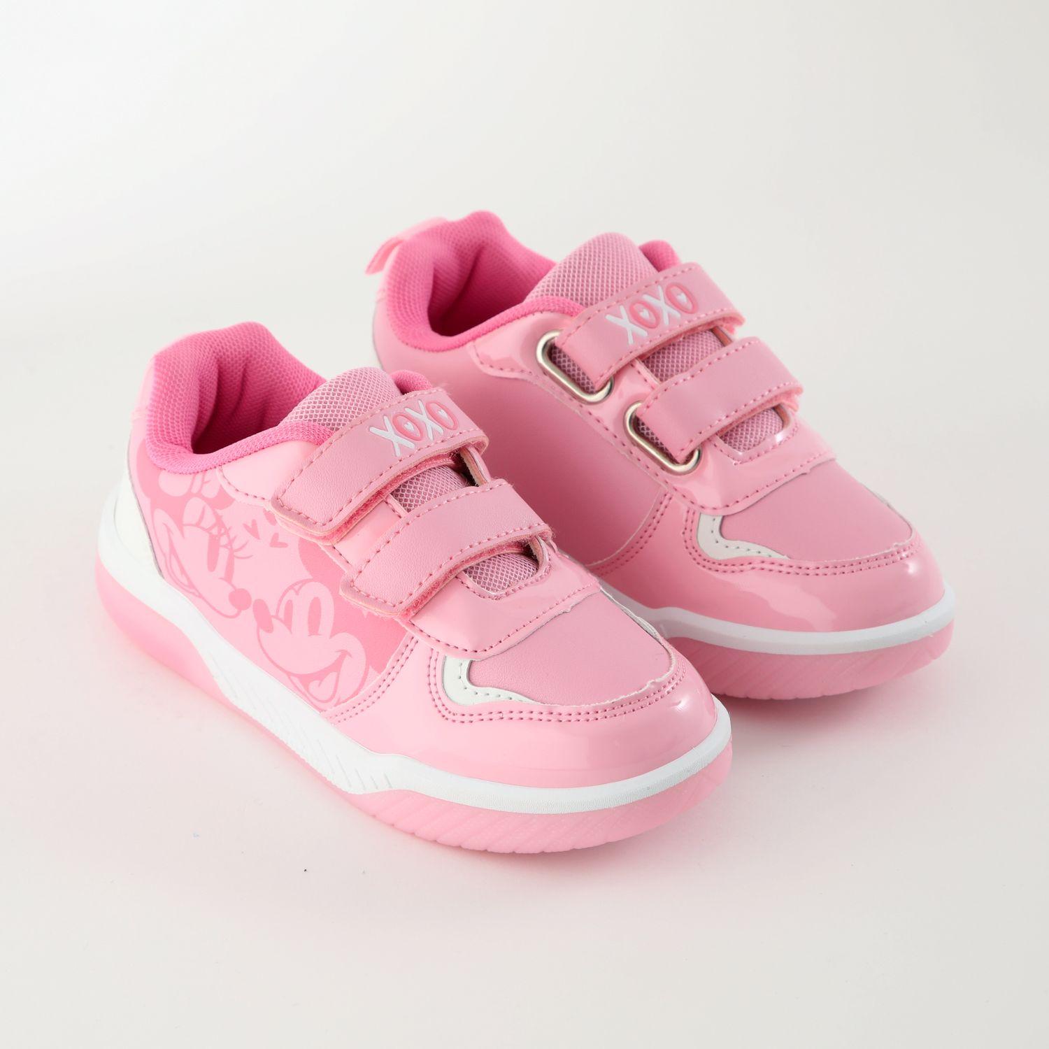 Zapatilla Con Luces Niña Love Minnie Rosado Disney-1