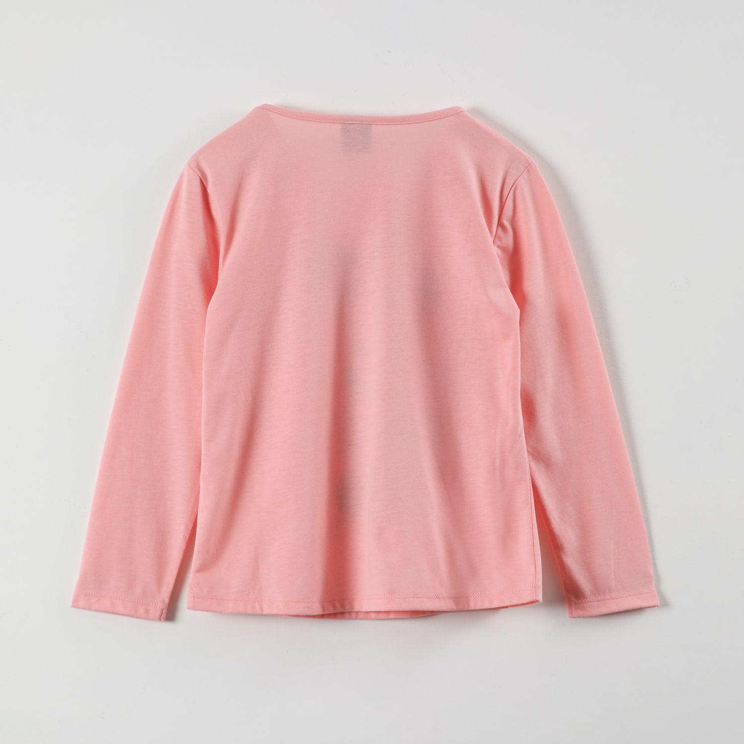 Polera Manga Larga Niña Minnie Bunny Rosado Disney-2
