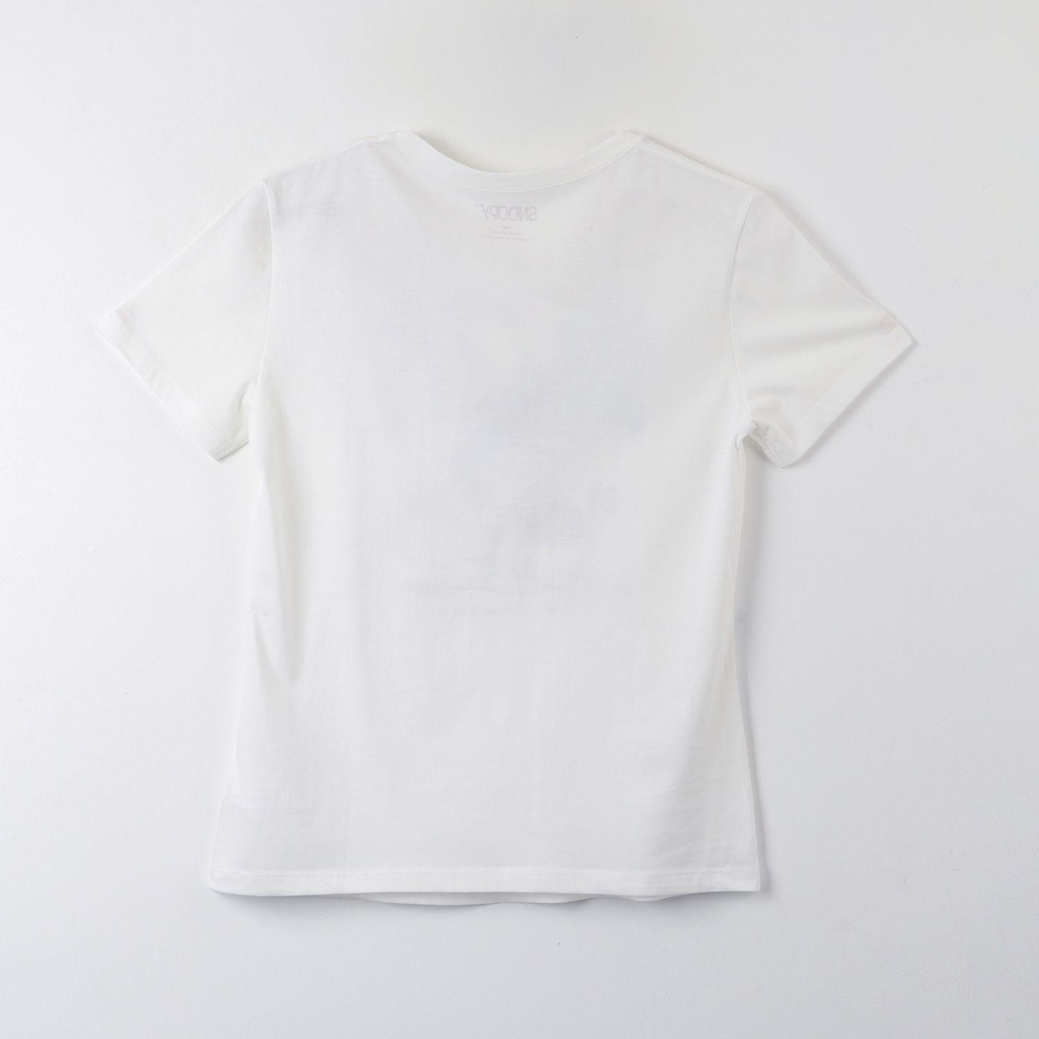 Polera Manga Corta Mujer 1950 Blanco Snoopy-2