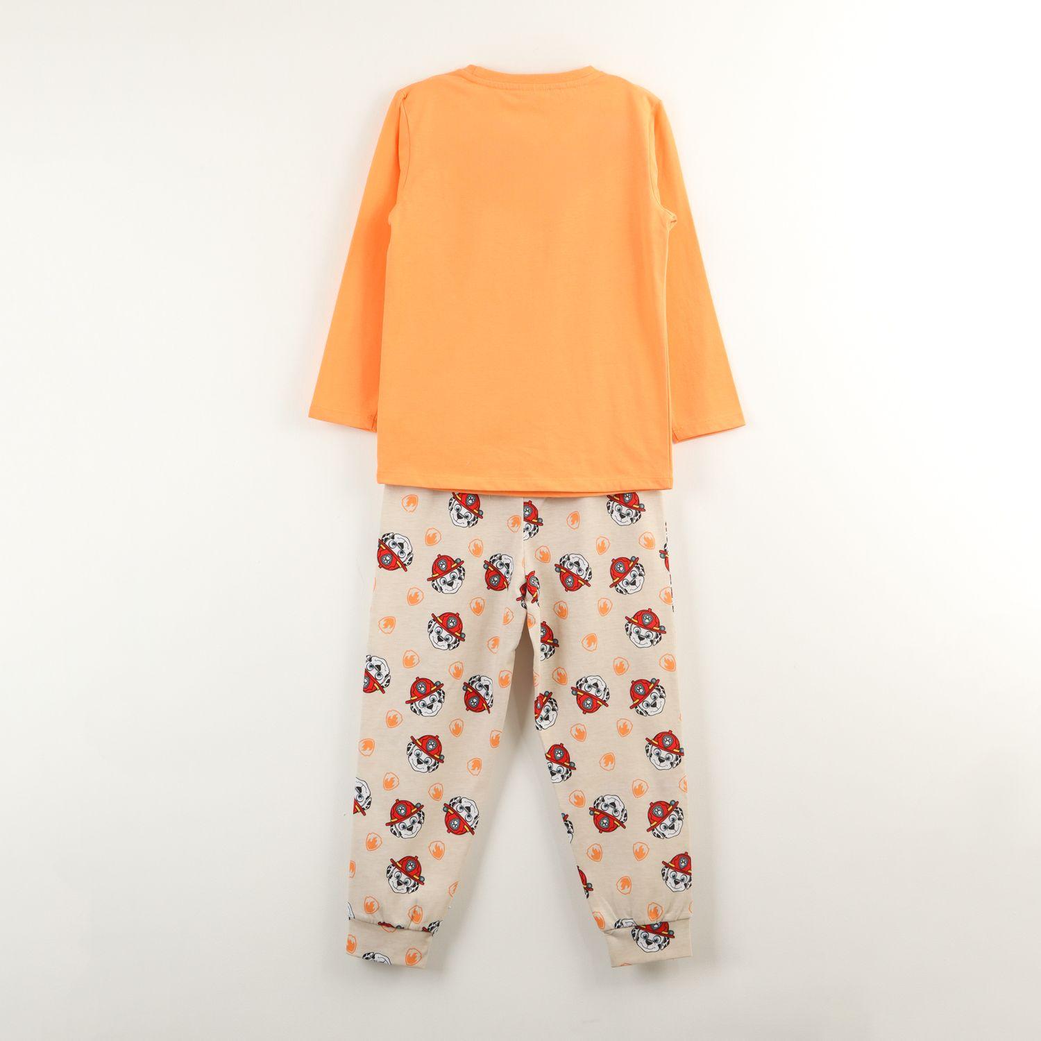 Conjunto Pijama Niño Marshal Bombero Naranjo Paw Patrol-3