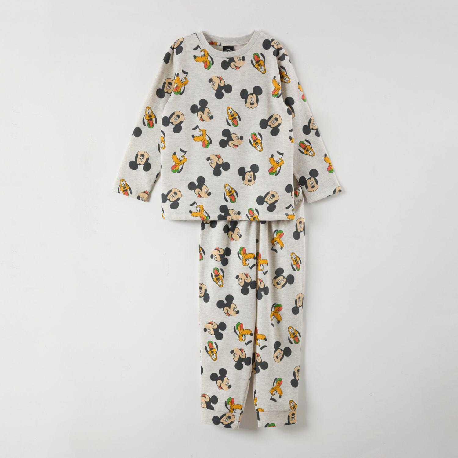Conjunto Pijama Buzo Niño Mickey Amigos Gris Disney-0