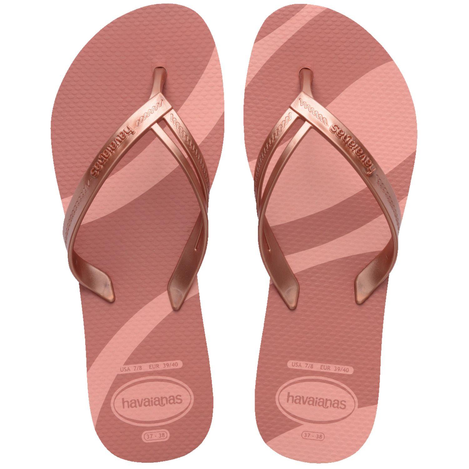 Sandalias Mujer Elegance Print Rosado Havaianas-0
