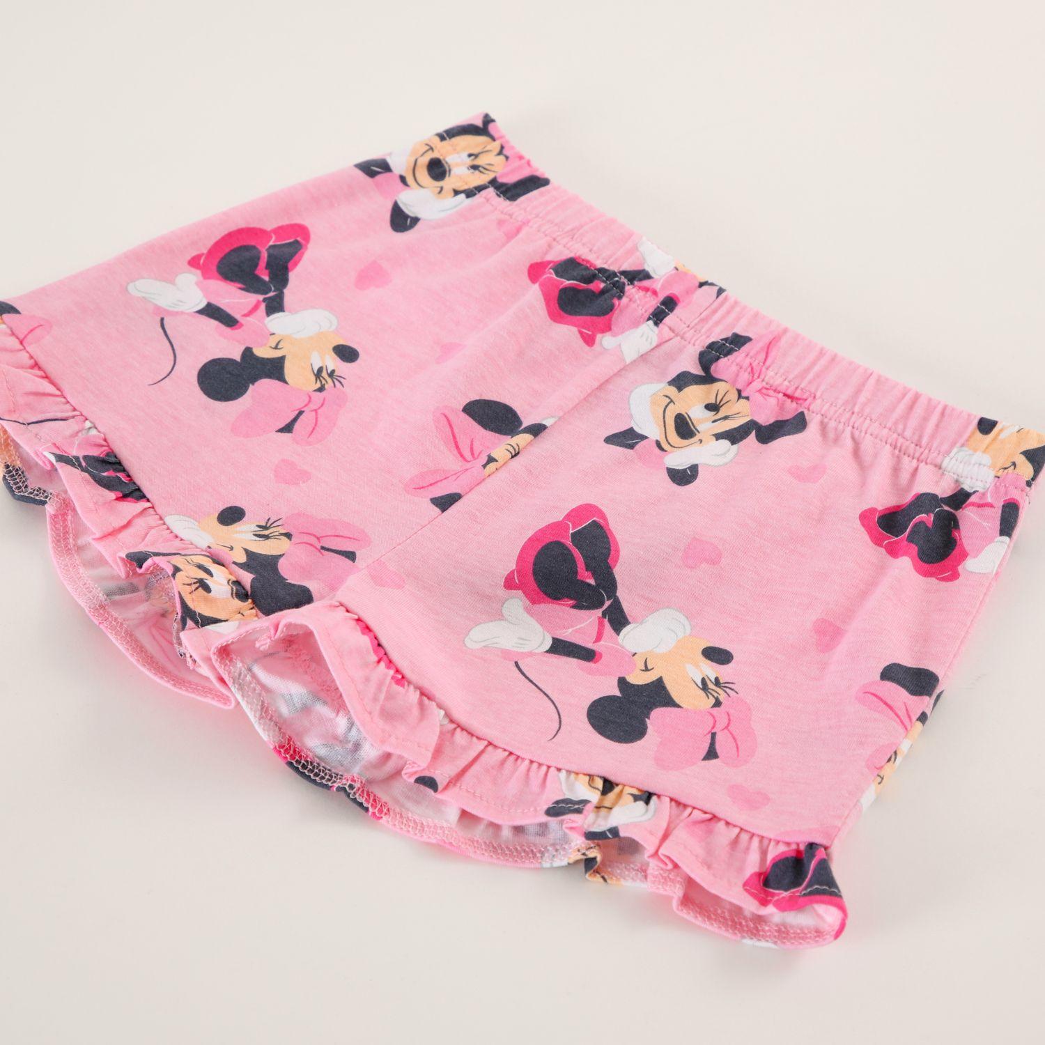 Pijama Corto Niña Minnie Full Print I Rosado Disney-2