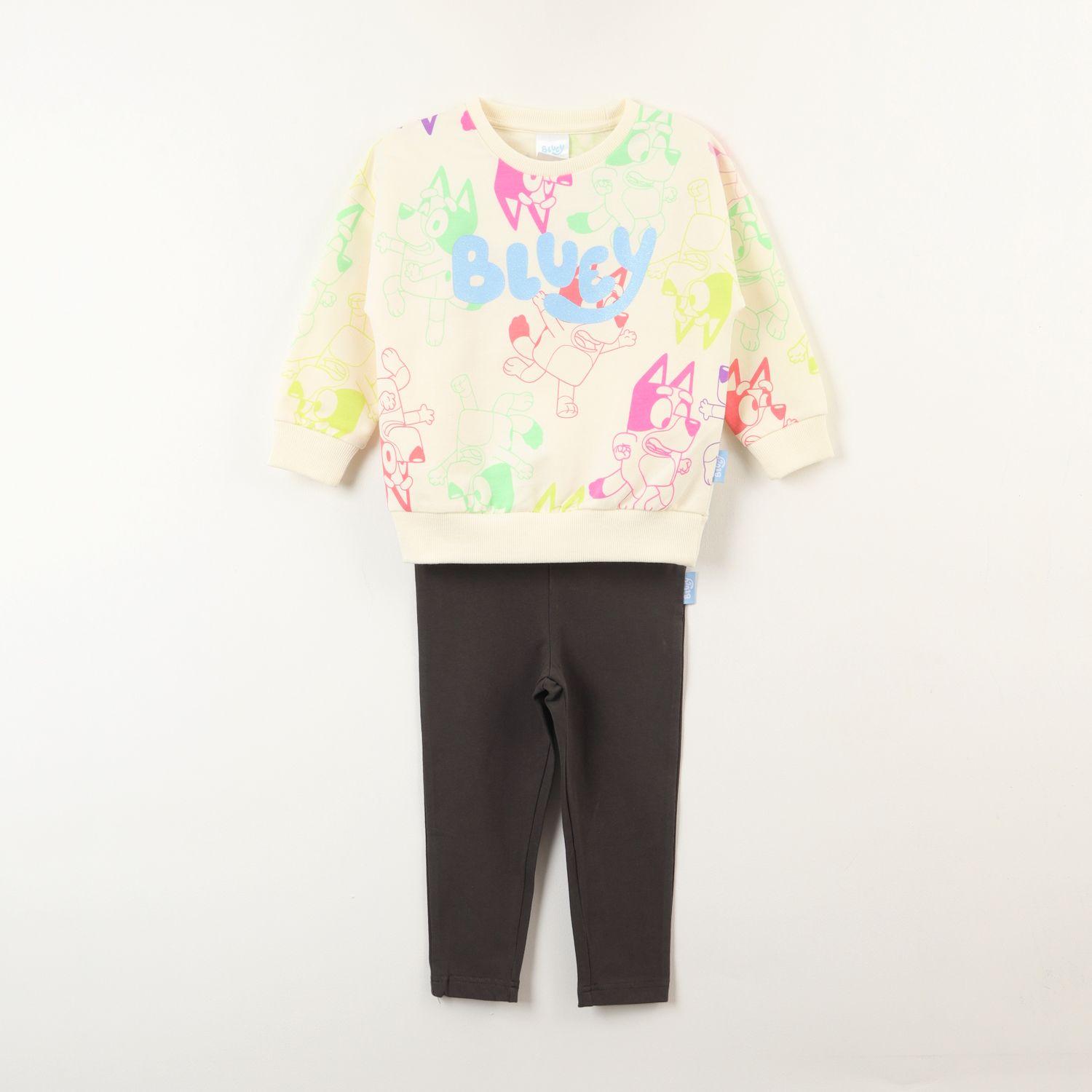 Conjunto Niña Colors Beige Bluey-0