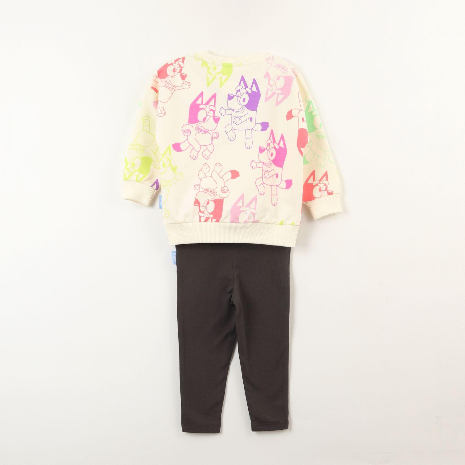 Conjunto Niña Colors Beige Bluey-3
