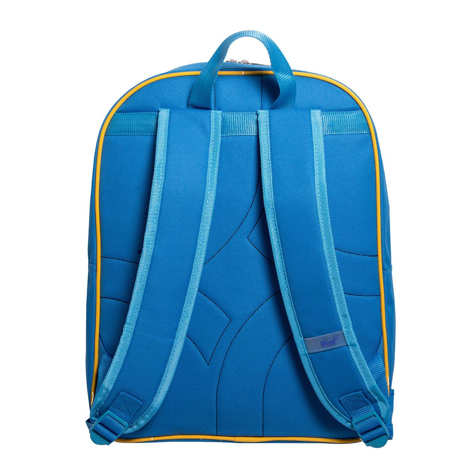 Mochila Escolar Niño Over Power Azul Sonic-3