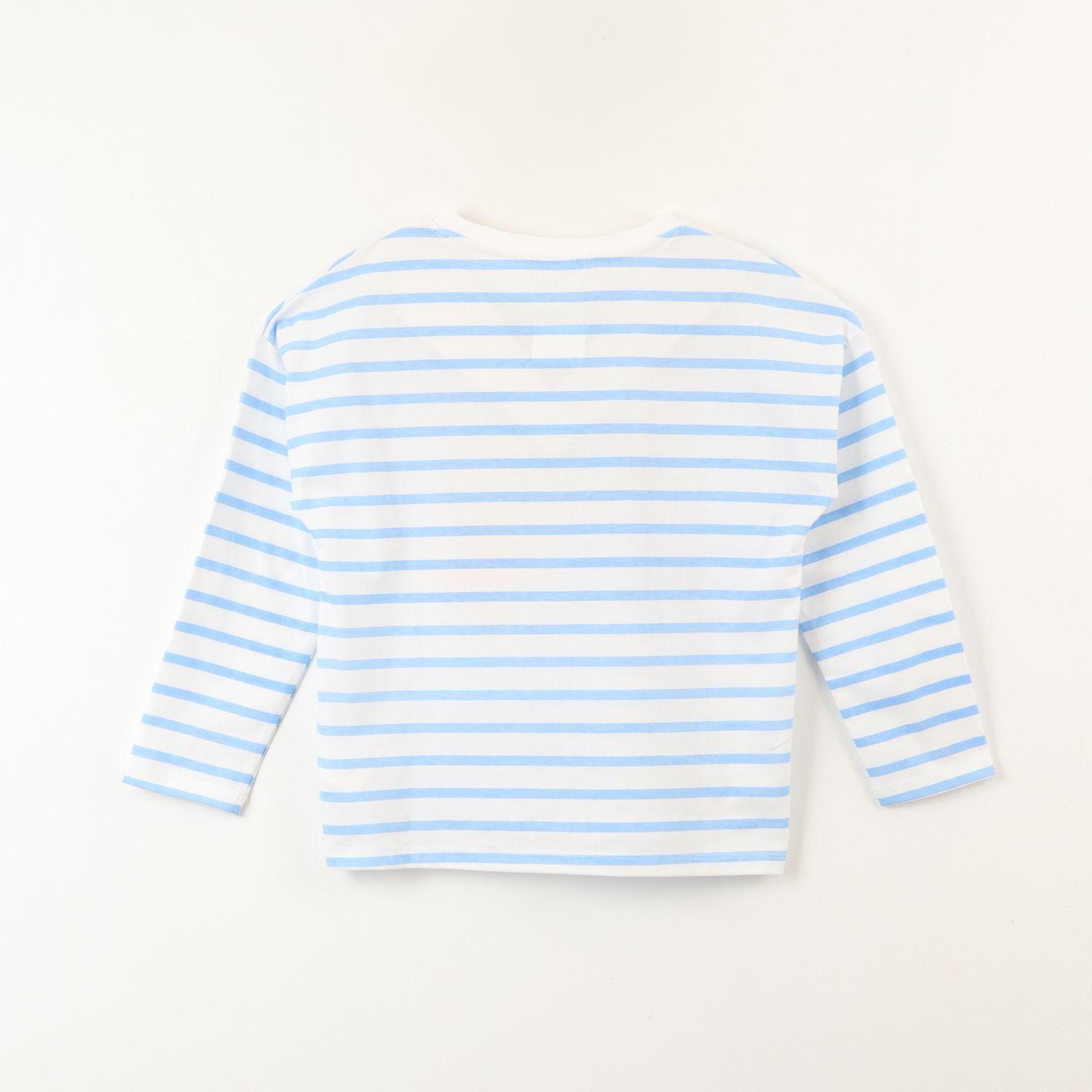Polera Manga Larga Niña Lets Do Blanco Bingo Y Bluey-2