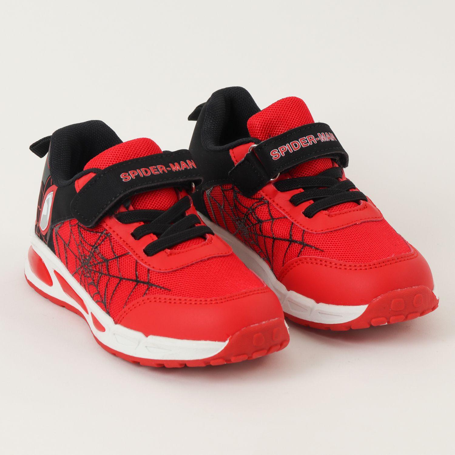 Zapatilla Con Luces Niño Spiderman Ojos Rojo Marvel-1