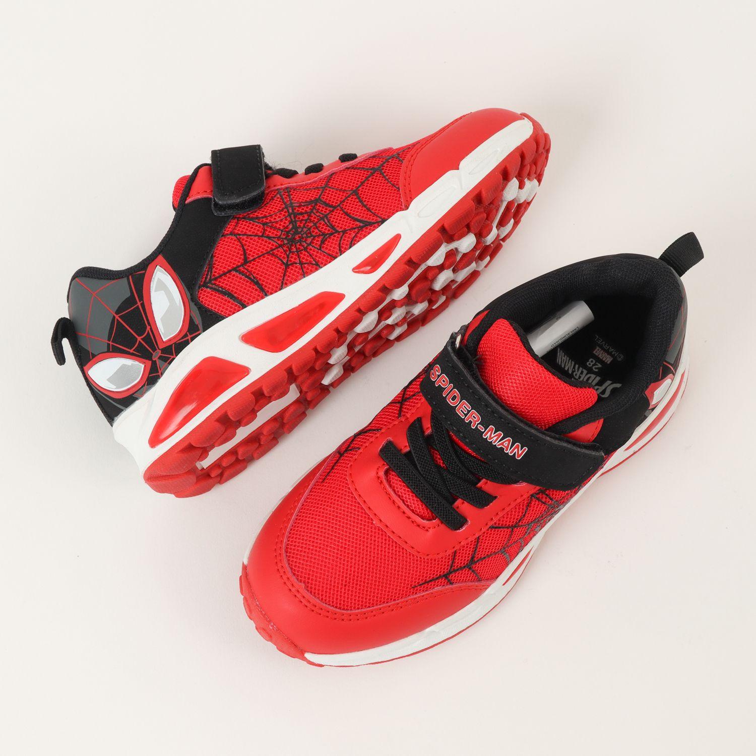 Zapatilla Con Luces Niño Spiderman Ojos Rojo Marvel-2