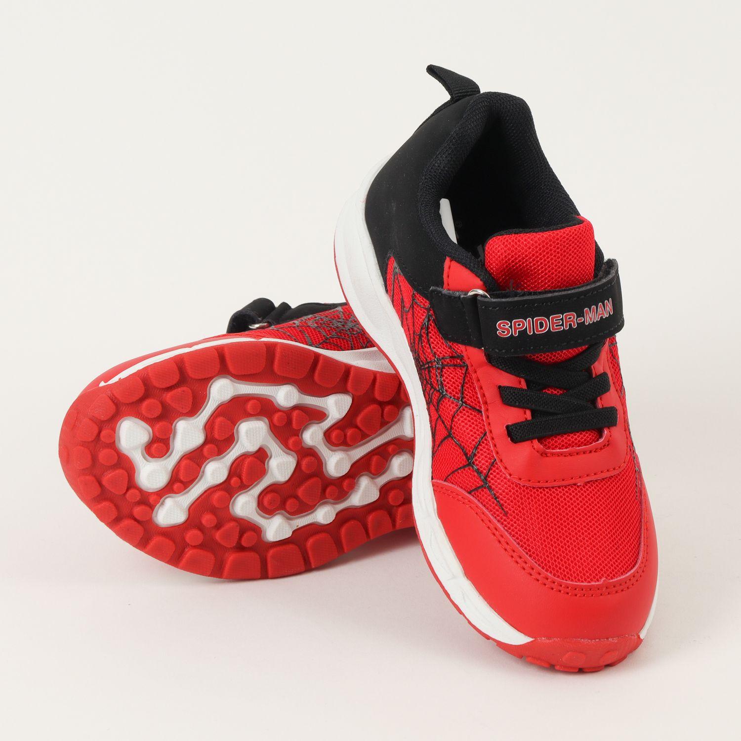 Zapatilla Con Luces Niño Spiderman Ojos Rojo Marvel-3