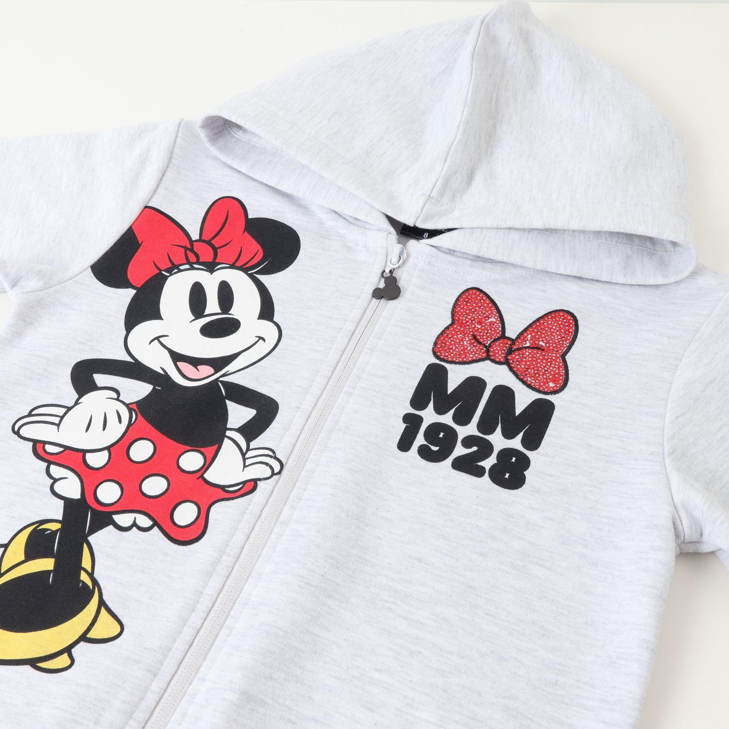 Conjunto Buzo Niña Minnie 1928 Gris Disney-1