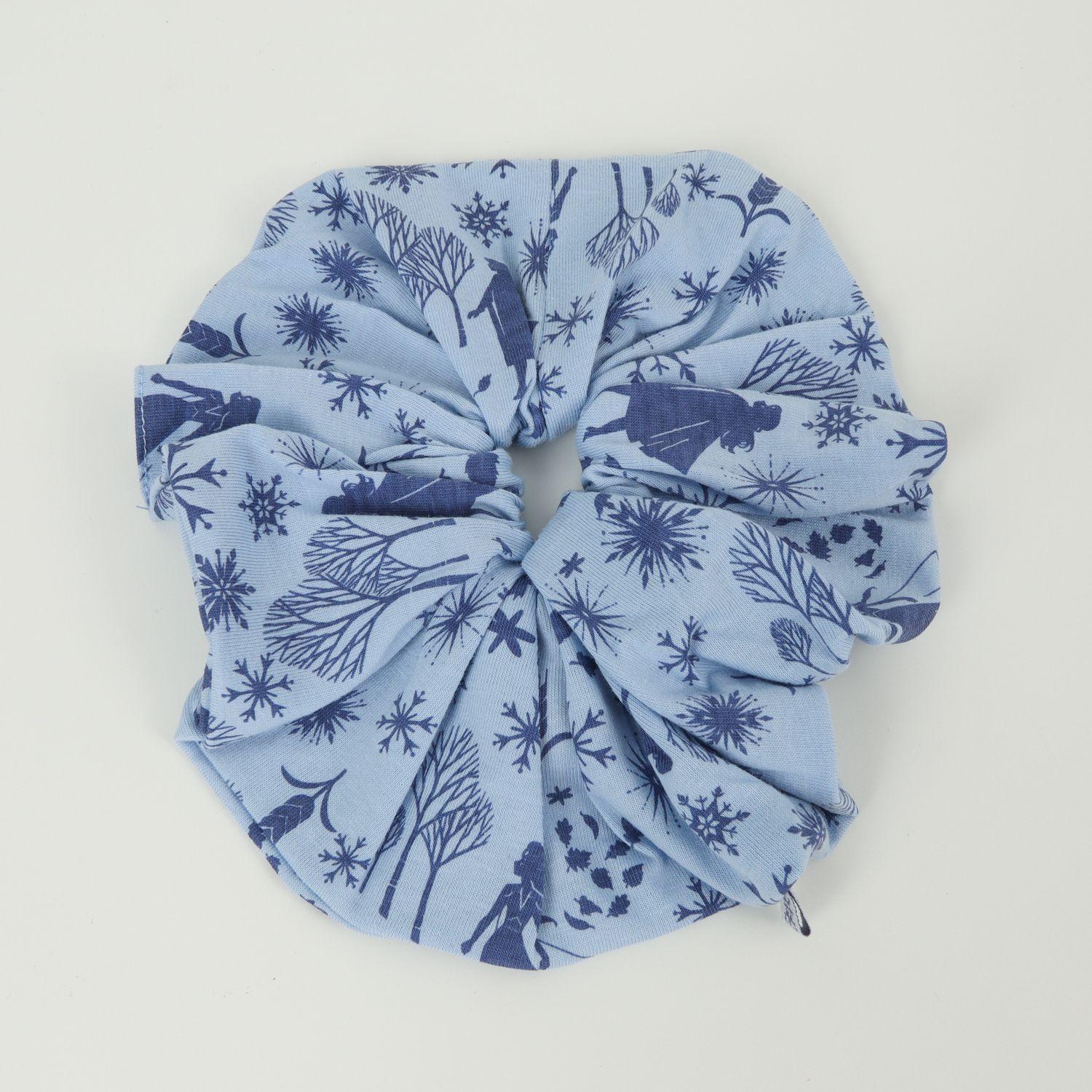 Vestido Sin Manga y Collet Niña Azul FullPrint Frozen Disney-3