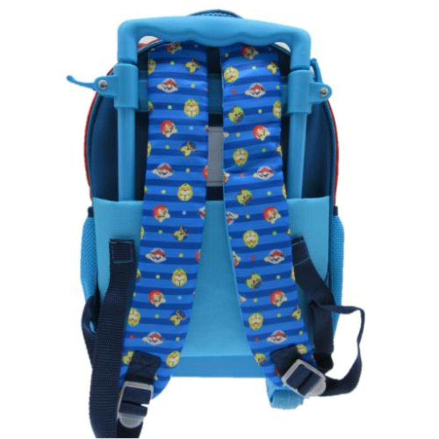 Mochila Escolar con Ruedas Niño Marshal Azul Paw Patrol-3
