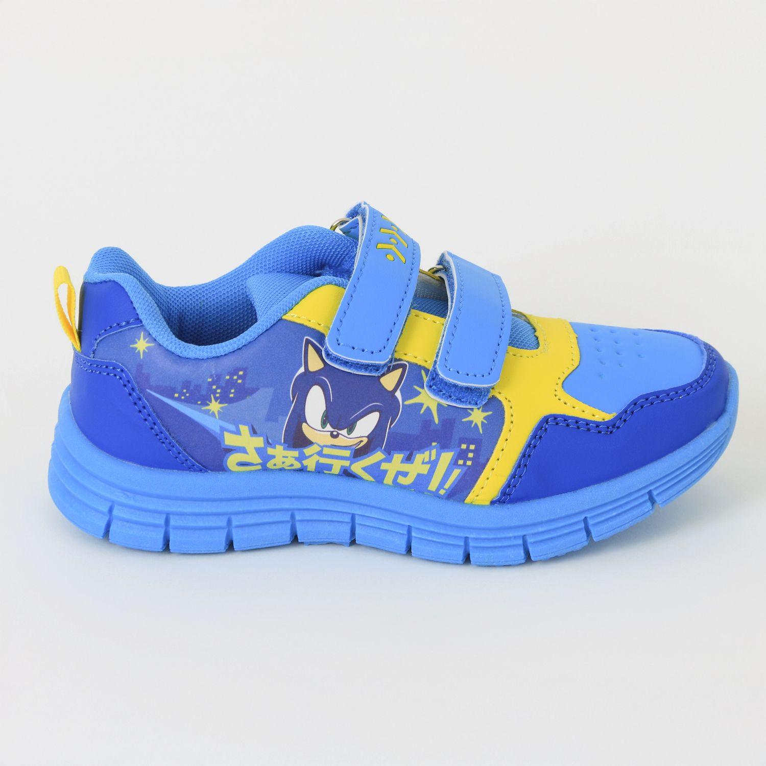 Zapatillas con Velcro Niño Azul Sonic-0