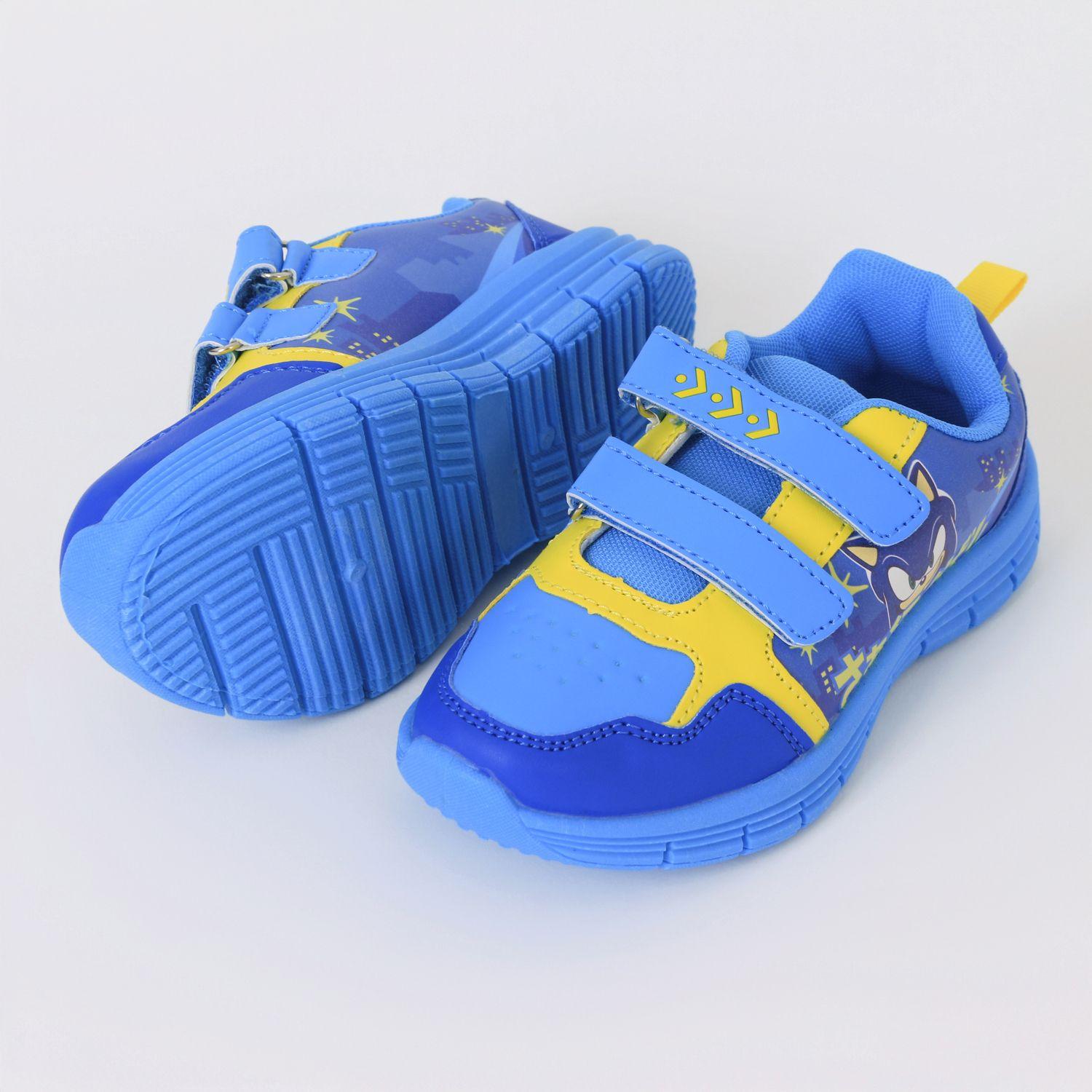 Zapatillas con Velcro Niño Azul Sonic-3