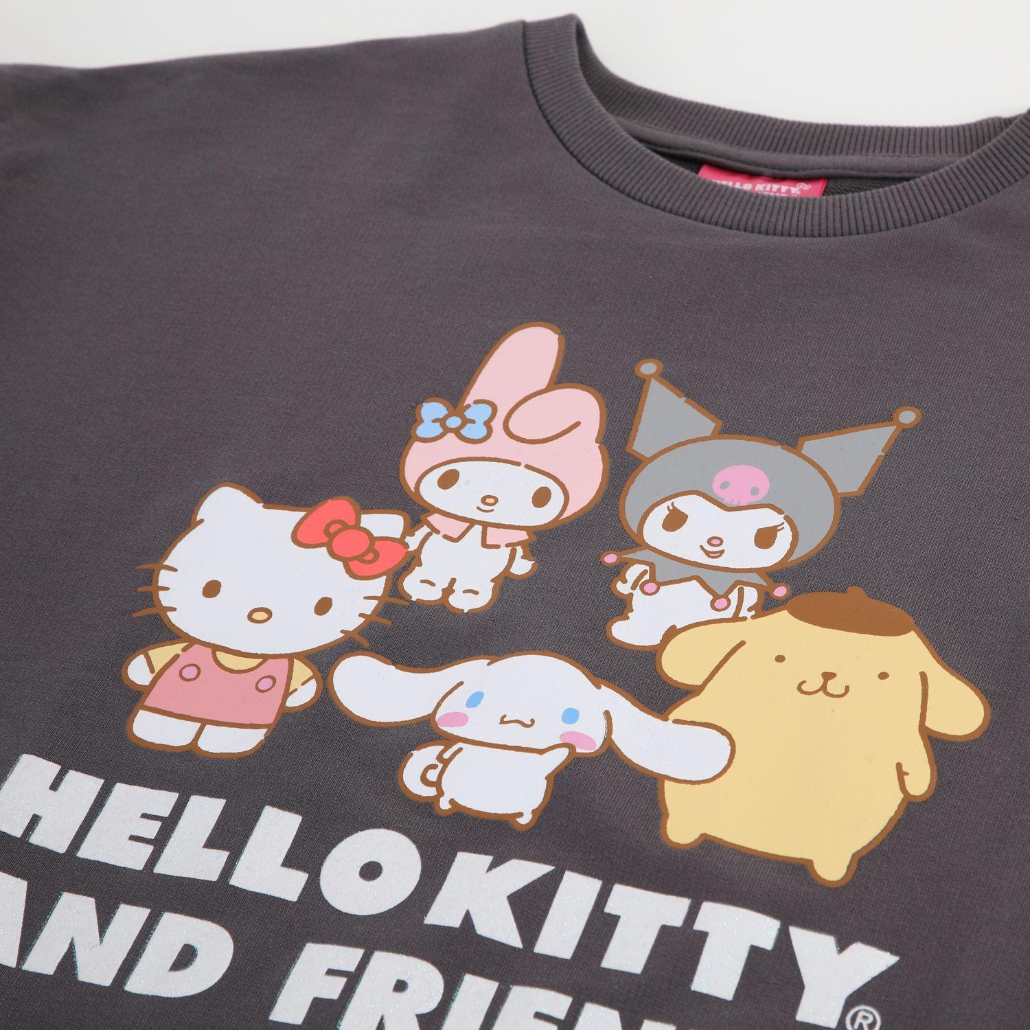Conjunto Buzo Niña Hello Kitty And Friends Gris-2